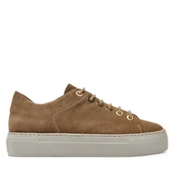 Sneakersy damskie - Sneakersy AGL Crystal D925270PGKV153B349 Brązowy - miniaturka - grafika 1