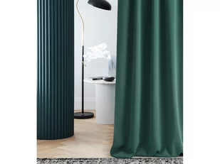Room99 ZASŁONA ZACIEMNIAJĄCA LAUREL - CIEMNOZIELONA 140x250 TAŚMA 5908224060471 - Zasłony - miniaturka - grafika 1