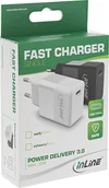 Ładowarki do telefonów - Ładowarka InLine InLine® USB PD Charger Single USB Type-C, Power Delivery, 20W, white - miniaturka - grafika 1