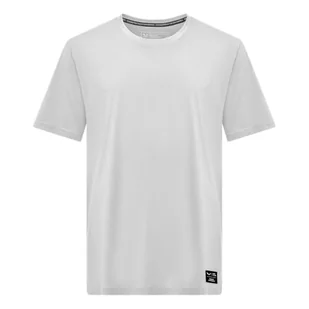 Salewa Eagle Logo Patch T-Shirt M, Optical White, L - Koszulki męskie - miniaturka - grafika 1