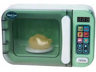 Zabawy w naśladowanie dorosłych - KUCHENKA MIKROFALOWA dla Dzieci Mini Mikrofalówka MIKROFALA DŻWIĘK ŚWIATŁO - miniaturka - grafika 1