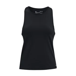 Damska koszulka bez rękawów UNDER ARMOUR RUSH ENERGY TANK 1370064-001 – Czarny - Koszulki i topy damskie - miniaturka - grafika 1