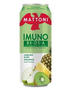 MT IMUNO napój Jabłko, kiwi, ananas 500ml puszka [24] - Napoje gazowane - miniaturka - grafika 1