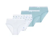 Majtki dla dzieci - lupilu® Figi dziewczęce z bawełną organiczną, 4 pary (Biały-niebieski, 86/92) - miniaturka - grafika 1