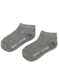Tommy Hilfiger Zestaw 2 par niskich skarpet dziecięcych 301390 Szary - Skarpetki dla dzieci - miniaturka - grafika 1