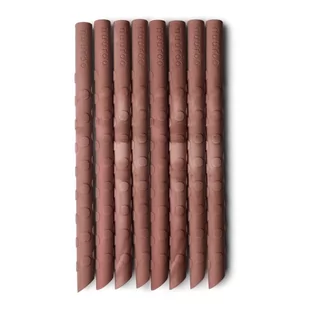 Nuuroo - Słomki Silikonowe Zestaw Rodzinny 8 Pack Ada Red - Sztućce dla dzieci - miniaturka - grafika 1