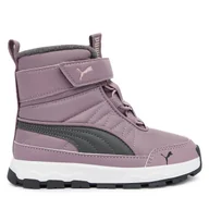 Buty dla dziewczynek - Śniegowce Puma Evolve Boot Ac+ Ps 392645 09 Fioletowy - miniaturka - grafika 1
