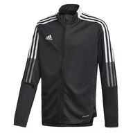 Bluzy dla dziewczynek - Bluza adidas Tiro 21 GM7314 - czarna - miniaturka - grafika 1