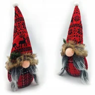 Ozdoby bożonarodzeniowe - Skrzat Krasnal Świąteczny Gnom Pod Choinkę 32Cm - miniaturka - grafika 1