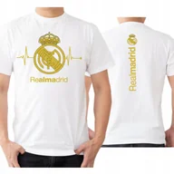 Koszulki męskie - KOSZULKA REAL MADRYT LINIA ŻYCIA MADRID NADRUK PRZÓD TYŁ DLA FANA XXL 3424 - miniaturka - grafika 1