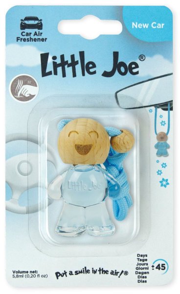 Odświeżacz samochodowy Little Joe Buteleczka New Car nowe auto - Niebieski