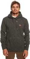 Bluzy męskie - bluza męska QUIKSILVER KELLER HOOD Dark Grey Heather - KRPH - miniaturka - grafika 1