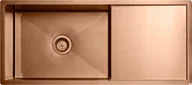 Zlewozmywaki - Zlewozmywak kuchenny Diskho 8140 Stalowy Miedź PVD - miniaturka - grafika 1