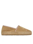 Espadryle damskie - LOVE MOSCHINO Espadryle JA10272G0MIG0104 Beżowy - miniaturka - grafika 1