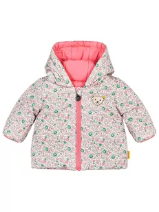 Steiff Dwustronna kurtka zimowa w kolorze różowym - Bluzy i sweterki niemowlęce - miniaturka - grafika 1