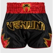 Spodnie sportowe męskie - Venum Spodenki Muay Thai Inferno Black/Gold/Red - miniaturka - grafika 1