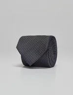 Krawaty i muchy męskie - Krawat seta&cottone 52 granatowy - miniaturka - grafika 1