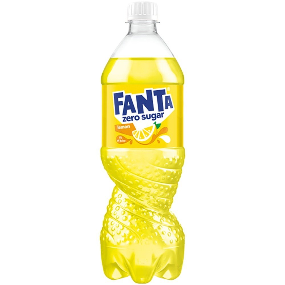 Fanta Zero Sugar Napój gazowany o smaku cytrynowym 850 ml