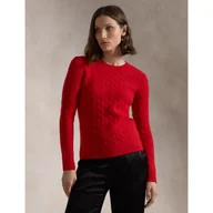 Swetry damskie - POLO RALPH LAUREN Wełniany sweter JULIANNA Slim Fit z dodatkiem kaszmiru - miniaturka - grafika 1