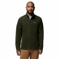 Bluzy męskie - Męska bluza polarowa Columbia Basin Trail III Full Zip greenscape - S - miniaturka - grafika 1