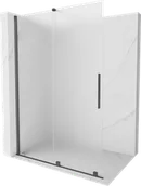 Ścianki i drzwi prysznicowe - Mexen Velar ścianka prysznicowa rozsuwana Walk-in 130 x 200 cm, szron 8 mm, gun gray szczotkowany - 871-130-000-33-66 - miniaturka - grafika 1