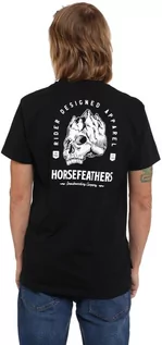 Koszulki męskie - t-shirt męski HORSEFEATHERS MOUNTAIN SKULL T-SHIRT Black - grafika 1