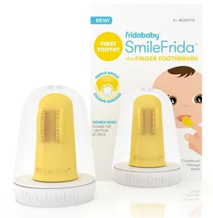 Fridababy Szczoteczka do zębów na palec Smilefrida - Szczoteczki do zębów dla dzieci - miniaturka - grafika 1