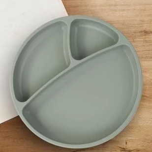 MINIKOIOI MINIKOIOI Talerzyk silikonowy RIVER GREEN kidyb2b.pl-2560-0 - Miseczki i talerzyki dla dzieci - miniaturka - grafika 1