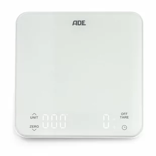 Waga kuchenna ładowana przez usb, do 5 kg, 16 x 16 cm, biała kod: AD-KE 2100 - Wagi kuchenne - miniaturka - grafika 1