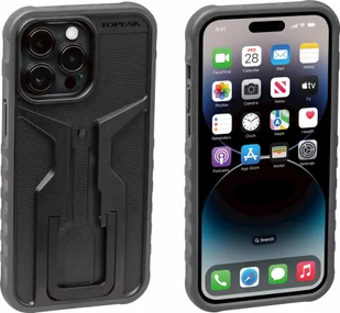Etui na telefon Topeak RideCase, kompatybilne z Apple iPhone 14 Pro Max, czarno-szare, bez uchwytu - Etui i futerały do telefonów - miniaturka - grafika 1
