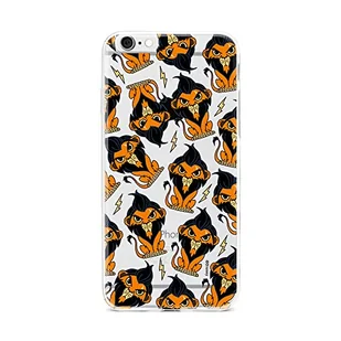 ERT GROUP etui na telefon Apple Iphone 6 PLUS, case oryginalny i oficjalnie licencjonowany przez Disney, wzór Scar 002, optymalnie dopasowane, plecki z TPU częściowo przeźroczyste - Etui i futerały do telefonów - miniaturka - grafika 1
