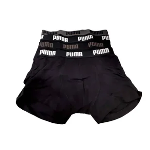 Bokserki męskie Puma BASIC 4-PACK czarne 93819801-S - Majtki męskie - miniaturka - grafika 1
