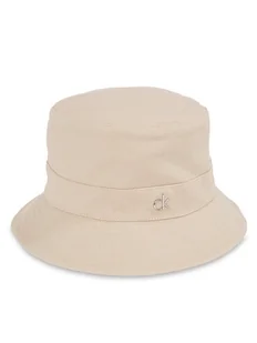 Calvin Klein Kapelusz Monogram Bucket K60K612913 Beżowy - Czapki damskie - miniaturka - grafika 1