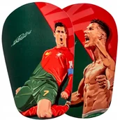 Piłka nożna - Ochraniacze RONALDO piłkarskie dla DZIECI I DOROSŁYCH profesjonalne MAŁE - miniaturka - grafika 1