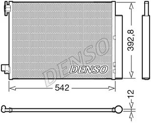 Skraplacz, klimatyzacja Denso DCN37004 - Akcesoria do klimatyzacji i ogrzewania - miniaturka - grafika 1