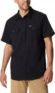 Koszulki męskie - Columbia Utilizer II Solid Short Sleeve Shirt 1577762011 Czarne XL - miniaturka - grafika 1