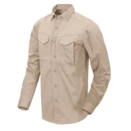 Koszule męskie - Koszula DEFENDER Mk2 long sleeve® - PolyCotton Ripstop - Beżowa - Helikon-Tex - miniaturka - grafika 1