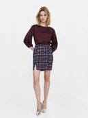 Spódnice - Mini spódnica w kratkę - miniaturka - grafika 1