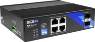 Switche - BCS-B-ISP04G-2SFP BCS switch PoE 4 portowy szyna DIN BCS-B-ISP04G-2SFP - miniaturka - grafika 1