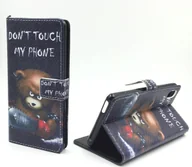 Etui i futerały do telefonów - Etui na telefon komórkowy Sony Xperia M4 Aqua z napisem niedźwiedź z piłą łańcuchową - miniaturka - grafika 1