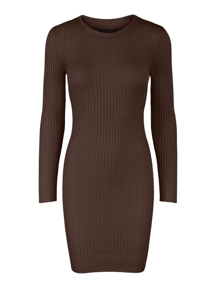 abiti damskie pieces 17115048 crista chicory coffee