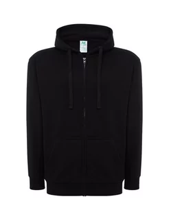 Bluza dresowa na zamek z kapturem męska czarna roz.S - Bluzy męskie - miniaturka - grafika 1