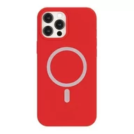Etui i futerały do telefonów - Etui silikonowe Mercury do iPhone 12 Pro Max 6.7" czerwony - miniaturka - grafika 1