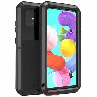 Love Mei Etui + szkło do Galaxy A51 5G, pokrowiec, - Etui i futerały do telefonów - miniaturka - grafika 1