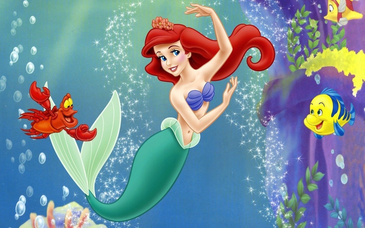 PUZZLE Ariel Arielka Syrenka Disney A3 252 el z Nadrukiem + IMIĘ Pudełko