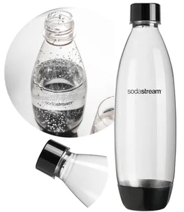 Sodastream butelka do saturatora soda stream 1L czarna - Akcesoria i części AGD - miniaturka - grafika 1