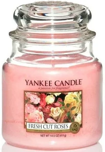 Yankee Candle Fresh Cut Roses (średnia świeca) YSSFCR - Świece - miniaturka - grafika 3