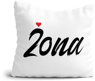 Gadżety dla niej i dla niego - Poduszka - Żona - miniaturka - grafika 1