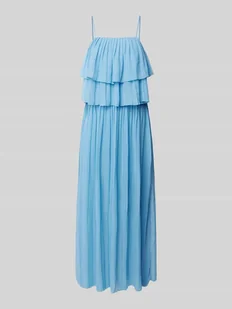 Długa sukienka z falbanami model ‘CHIFFON’ - Sukienki - miniaturka - grafika 1