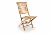 Divero Krzesło ogrodowe drewniane składane